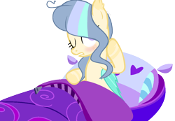 Size: 1036x716 | Tagged: safe, artist:cloiepony, oc, oc only, oc:day dreamer, bat pony, pony, base used, bed, female, mare, simple background, solo, transparent background