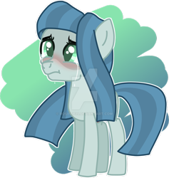 Size: 1024x1078 | Tagged: safe, artist:rosiepie15, derpibooru import, oc, oc only, oc:magnolia pie, earth pony, pony, abstract background, base used, blushing, colored pupils, crying, female, filly, offspring, parent:maud pie, parent:mud briar, parents:maudbriar, simple background, solo, transparent background, watermark