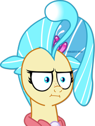 Size: 1600x2113 | Tagged: safe, artist:jucamovi1992, derpibooru import, princess skystar, seapony (g4), my little pony: the movie, bust, faic, i mean i see, jewelry, necklace, pearl, portrait, simple background, solo, transparent background