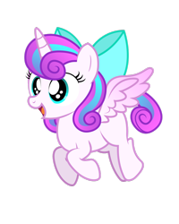 Size: 1024x1281 | Tagged: safe, artist:aleximusprime, derpibooru import, princess flurry heart, alicorn, pony, bow, cute, female, filly, flurrybetes, hair bow, older, older flurry heart, simple background, solo, transparent background, vector