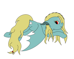 Size: 3232x2560 | Tagged: safe, artist:amora-silverspark, oc, oc only, oc:amora-silverspark, bat pony, pony, bell, flat colors, lying down, smiling, solo