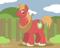 Size: 1000x800 | Tagged: safe, artist:sherwood, derpibooru import, big macintosh, male, stallion