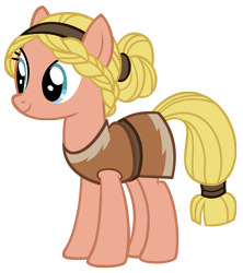 Size: 1600x1798 | Tagged: artist needed, safe, derpibooru import, sigrid, earth pony, pony, campfire tales, background pony, braid, clothes, female, mare, simple background, solo, transparent background, vector