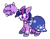 Size: 783x613 | Tagged: safe, artist:pinkiespresent, derpibooru import, twilight sparkle, blue dress, clothes, dress, februpony, gala dress, simple background, solo, transparent background