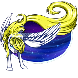 Size: 4000x4000 | Tagged: safe, artist:shkura2011, oc, oc only, pegasus, pony, absurd resolution, female, handstand, mare, night, simple background, solo, transparent background, upside down