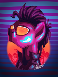 Size: 1797x2396 | Tagged: safe, artist:helmie-art, derpibooru import, oc, oc only, pony, male, stallion, sunglasses