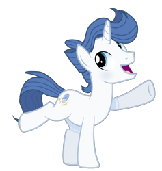 Size: 1264x1332 | Tagged: safe, artist:thesmall-artist, derpibooru import, oc, oc:spectrum night, pony, unicorn, male, offspring, open mouth, parent:fancypants, parent:rarity, parents:raripants, simple background, solo, stallion, transparent background