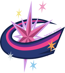 Size: 1080x1200 | Tagged: safe, artist:walkcow, derpibooru import, twilight sparkle, alternate design, columbus blue jackets, cutie mark, cutie mark only, no pony, simple background, solo, transparent background