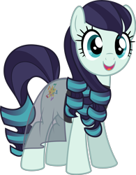 Size: 3717x4759 | Tagged: safe, artist:jhayarr23, coloratura, earth pony, pony, the mane attraction, absurd resolution, clothes, dress, female, high res, mare, rara, simple background, smiling, solo, transparent background, vector