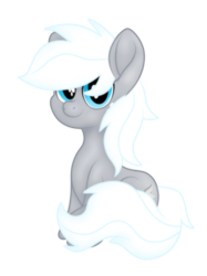 Size: 2048x2732 | Tagged: safe, artist:prismaticstars, oc, oc only, oc:silver stream, earth pony, pony, female, high res, mare, simple background, sitting, solo, transparent background