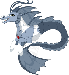 Size: 649x700 | Tagged: safe, artist:tambelon, oc, oc only, oc:treble, siren, piebald colouring, ponysona, simple background, siren oc, solo, transparent background, watermark