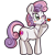 Size: 512x512 | Tagged: safe, artist:anibaruthecat, derpibooru import, sweetie belle, pony, unicorn, blowing, blowing a kiss, blushing, cute, cutie mark, diasweetes, explicit source, female, filly, heart, one eye closed, simple background, solo, the cmc's cutie marks, transparent background, wink