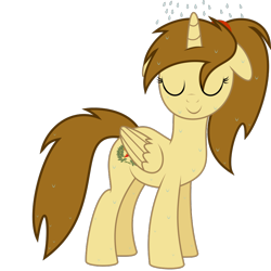 Size: 900x900 | Tagged: safe, artist:sovfleetfoot, derpibooru import, edit, oc, oc only, oc:katya ironstead, alicorn, alicorn oc, female, mare, russian, shower, simple background, solo, transparent background, vector, vector edit