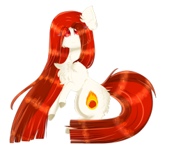 Size: 1024x860 | Tagged: safe, artist:little-sketches, oc, oc only, oc:shana, earth pony, pony, chest fluff, colored pupils, eye clipping through hair, female, fluffy, long mane, mare, simple background, solo, transparent background