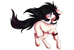 Size: 3000x2000 | Tagged: safe, artist:sodapopfairypony, derpibooru import, oc, oc:shelby gibbs, pony, choker, female, high res, mare, simple background, solo, spiked choker, transparent background