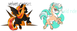 Size: 3552x1444 | Tagged: safe, artist:overlord pony, derpibooru import, oc, oc only, bat pony, earth pony, pony, adoptable, auction, base used, bat pony oc, floating, simple background, transparent background