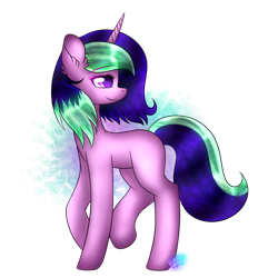 Size: 1024x1024 | Tagged: safe, artist:northlights8, oc, oc only, pony, unicorn, female, mare, simple background, solo, transparent background