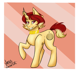 Size: 1507x1417 | Tagged: safe, artist:phoenixnyshes, derpibooru import, oc, oc:jessie feuer, pony, unicorn, female, mare, raised hoof, solo