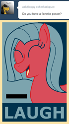 Size: 500x897 | Tagged: safe, artist:dsninja, derpibooru import, oc, oc:pun, earth pony, pony, ask, ask pun, female, hope poster, mare, solo