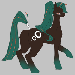 Size: 500x501 | Tagged: safe, artist:tingtongten, derpibooru import, oc, oc only, oc:fasti duex, earth pony, pony, glasses, gray background, male, simple background, solo, stallion