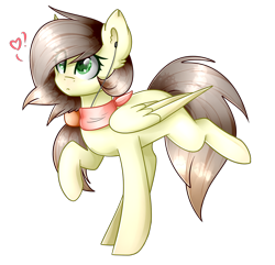 Size: 1494x1440 | Tagged: safe, artist:despotshy, oc, oc only, pegasus, pony, female, heart, mare, raised hoof, raised leg, simple background, solo, transparent background