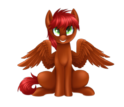 Size: 2520x2166 | Tagged: safe, artist:scarlet-spectrum, oc, oc only, oc:logical overflow, pegasus, pony, female, green eyes, male, simple background, sitting, solo, stallion, transparent background