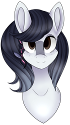 Size: 2533x4535 | Tagged: safe, artist:beashay, oc, oc only, oc:dinkie shy, earth pony, pony, absurd resolution, bust, female, high res, mare, portrait, simple background, solo, transparent background