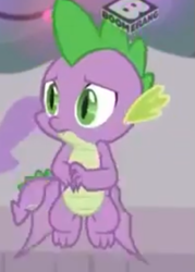 Size: 387x540 | Tagged: safe, derpibooru import, screencap, spike, dragon, the hearth's warming club, claws, cropped, flying, male, winged spike, wings