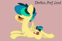 Size: 3000x2000 | Tagged: safe, artist:dookin, oc, oc only, oc:apogee, pegasus, pony, blushing, butt freckles, cute, ear freckles, eyes closed, fanart, female, filly, freckles, lying down, prone