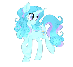 Size: 2700x2500 | Tagged: safe, artist:gigason, derpibooru import, oc, oc:winter doodle, crystal pony, pony, unicorn, crystal unicorn, simple background, solo, transparent background, unicorn oc