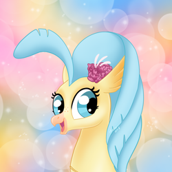 Size: 1280x1280 | Tagged: safe, artist:karzii, derpibooru import, princess skystar, seapony (g4), my little pony: the movie, female, looking at you, solo