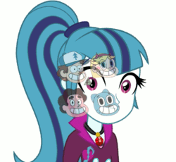 Size: 625x575 | Tagged: safe, derpibooru import, edit, sonata dusk, equestria girls, animated, calarts, dipper pines, gravity falls, grinning potato, gumball watterson, illuminati, illuminati confirmed, nightmare fuel, obligatory pony, smiling, solo, star vs the forces of evil, stare, staring into your soul, steven quartz universe, steven universe, story in the comments, the amazing world of gumball, thin-line style, thousand yard stare
