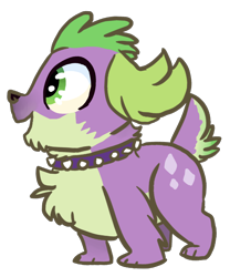 Size: 1834x2208 | Tagged: safe, artist:ashleybances, spike, dog, equestria girls, simple background, solo, spike the dog, transparent background