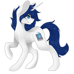 Size: 2048x2048 | Tagged: safe, artist:cinnamontee, oc, oc only, pony, unicorn, high res, male, raised hoof, simple background, solo, stallion, transparent background