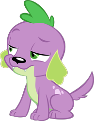 Size: 9174x11803 | Tagged: safe, artist:red4567, derpibooru import, edit, editor:slayerbvc, spike, spike the regular dog, dog, equestria girls, equestria girls series, forgotten friendship, absurd resolution, accessory-less edit, male, missing accessory, simple background, solo, transparent background, vector, vector edit