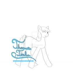 Size: 1280x1280 | Tagged: safe, artist:thiefdsaara1, artist:thomas tesla, oc, oc only, oc:nameless, pony, lineart