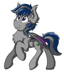 Size: 1221x1420 | Tagged: safe, artist:saxopi, oc, oc only, oc:daturea eventide, bat pony, pony, 2017 community collab, derpibooru community collaboration, simple background, solo, transparent background