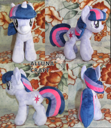 Size: 1024x1178 | Tagged: safe, artist:allunakitsune, twilight sparkle, irl, photo, plushie, solo