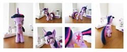 Size: 7344x3016 | Tagged: safe, artist:kazzysart, twilight sparkle, beanie (plushie), irl, photo, plushie, solo