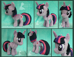 Size: 1600x1236 | Tagged: safe, artist:emberfallplush, twilight sparkle, twilight sparkle (alicorn), alicorn, pony, irl, photo, plushie, solo