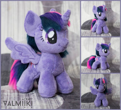 Size: 1197x1089 | Tagged: safe, artist:valmiiki, twilight sparkle, twilight sparkle (alicorn), alicorn, pony, irl, photo, plushie, solo