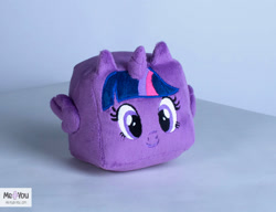 Size: 1400x1075 | Tagged: safe, artist:meplushyou, twilight sparkle, twilight sparkle (alicorn), alicorn, pony, cube, irl, photo, plushie, solo