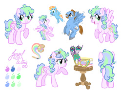 Size: 900x695 | Tagged: safe, artist:sapphiregamgee, oc, oc only, pegasus, pony, reference sheet