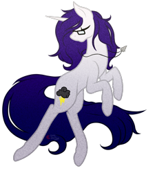 Size: 1078x1197 | Tagged: safe, artist:anxiouslilnerd, oc, oc only, oc:thunderstorm, pony, unicorn, female, gift art, glasses, jewelry, necklace, simple background, solo, transparent background, unicorn oc