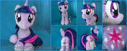 Size: 7056x2848 | Tagged: safe, artist:plushwaifus, twilight sparkle, twilight sparkle (alicorn), alicorn, pony, irl, life size, photo, plot, plushie, solo