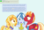 Size: 2176x1476 | Tagged: safe, artist:peregrinstaraptor, oc, oc only, oc:gail wyndstrom, oc:sunfyre, oc:wyldfyre, pegasus, pony, ask, base used, clothes, deviantart, family, female, male, mare, mother and child, mother and daughter, mother and son, one-piece swimsuit, parent and child, stallion, swimsuit, wet mane