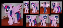 Size: 2280x1016 | Tagged: safe, artist:mlpt-fan, twilight sparkle, twilight sparkle (alicorn), alicorn, pony, irl, photo, plushie, solo