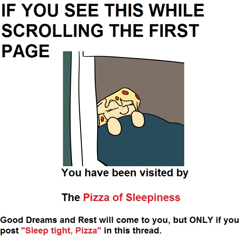 Size: 2082x2008 | Tagged: safe, oc, oc only, food pony, original species, pizza pony, pony, :t, bed, comfy, cute, exploitable meme, eyes closed, floppy ears, food, if you see this image while scrolling, meme, pizza, sleep tight, sleeping, smiling, solo