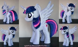 Size: 1024x626 | Tagged: safe, artist:agatrix, twilight sparkle, twilight sparkle (alicorn), alicorn, pony, irl, photo, plushie, solo