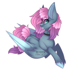 Size: 1280x1196 | Tagged: safe, artist:pinkxei, oc, oc only, pegasus, pony, female, mare, prone, simple background, solo, transparent background